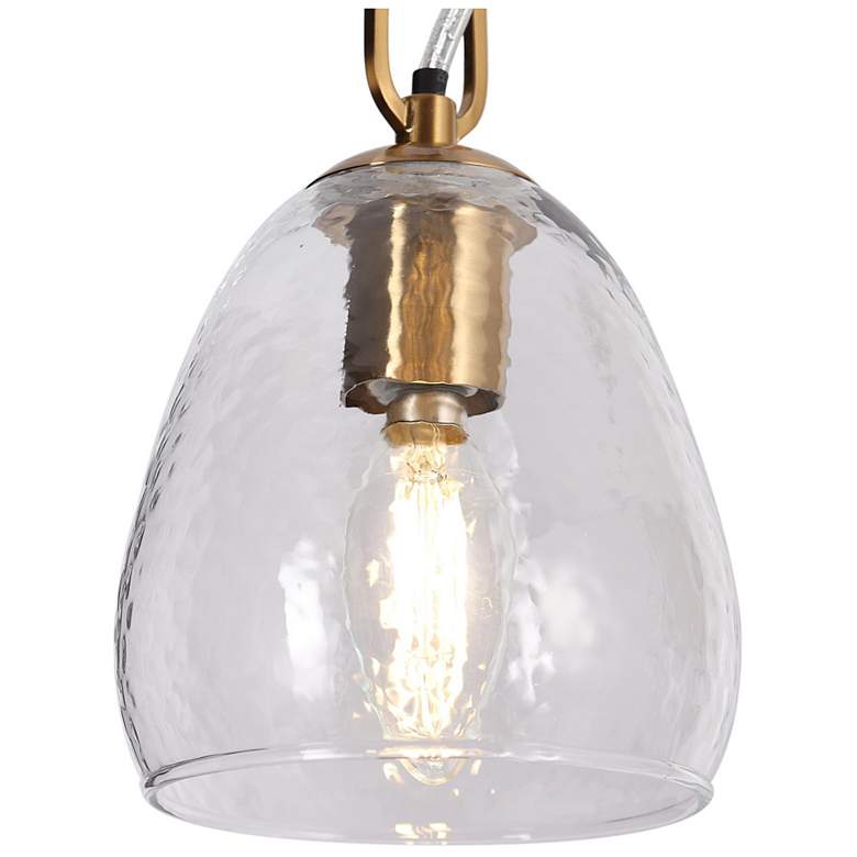 Image 4 Bolfi 1-Light Gold Glass Pendant Light more views