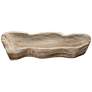 1_Bolinas 14 3/4" Wide Matte Burlywood Decorative Tray