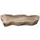 Bolinas 14 3/4" Wide Matte Burlywood Decorative Tray