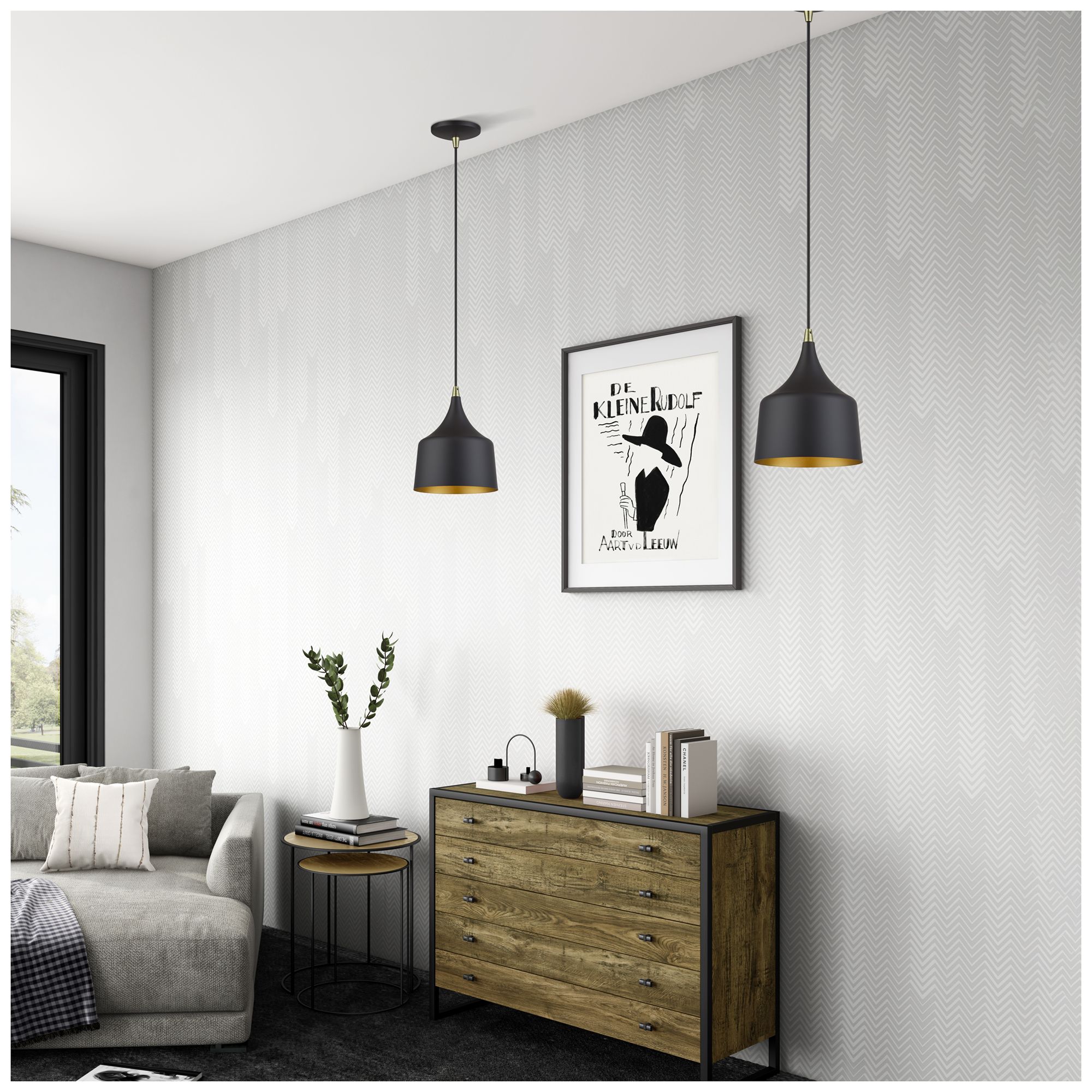 Bolita LED Bronze Pendant