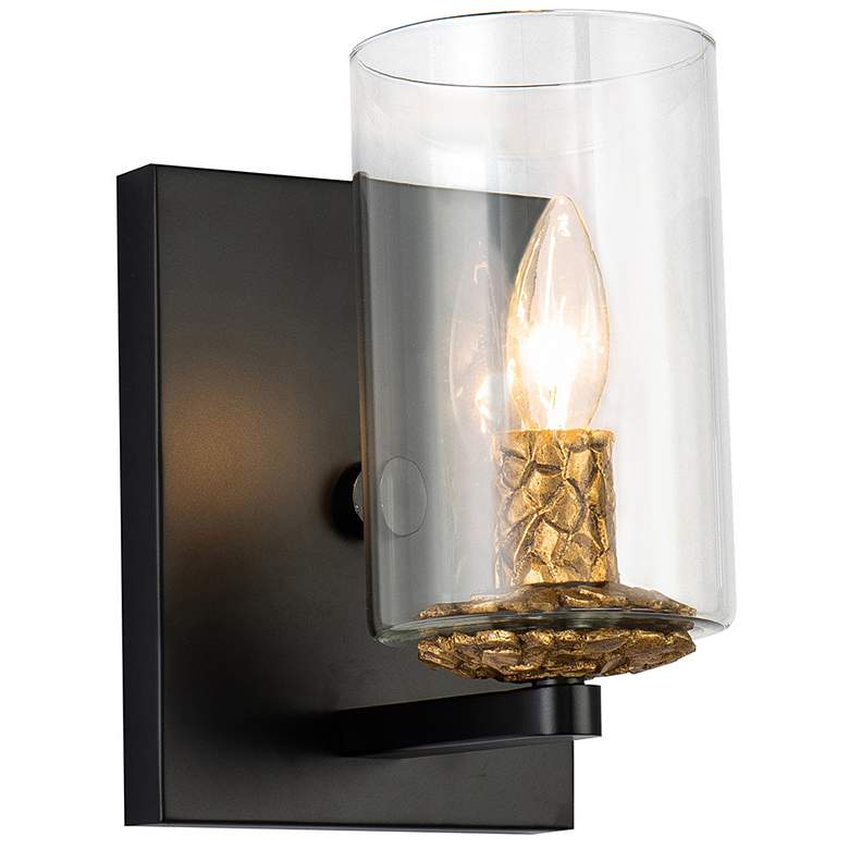 Image 1 Bolivar 1-Light Wall Sconce in Matte Black