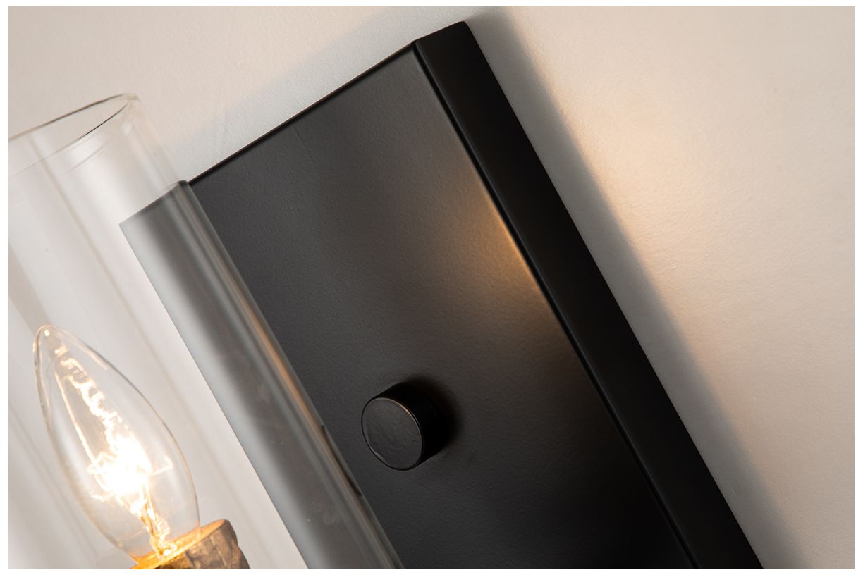 Image 3 Bolivar 1-Light Wall Sconce in Matte Black more views