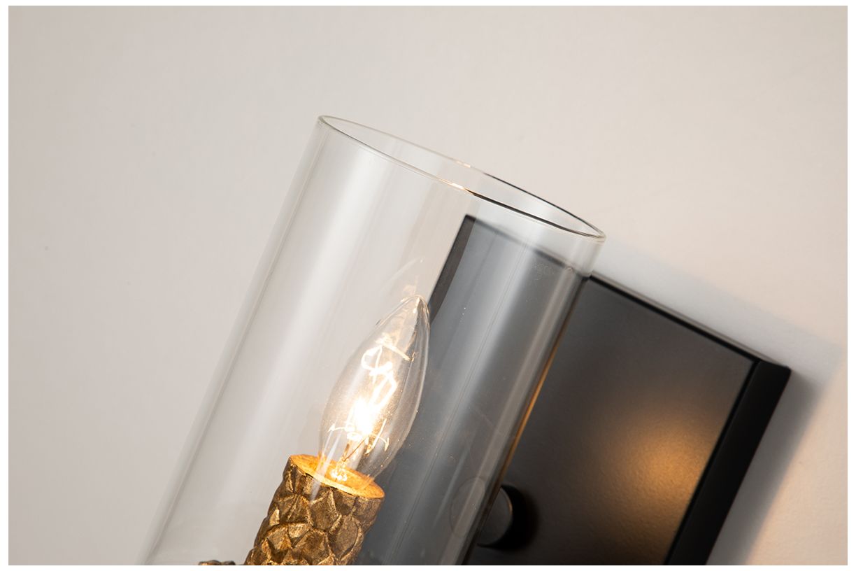 Image 4 Bolivar 1-Light Wall Sconce in Matte Black more views