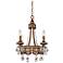 Bolivian Bronze Four Light Mini Chandelier