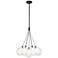 Bolla 16 1/2" Wide Black 7-Light LED Pendant