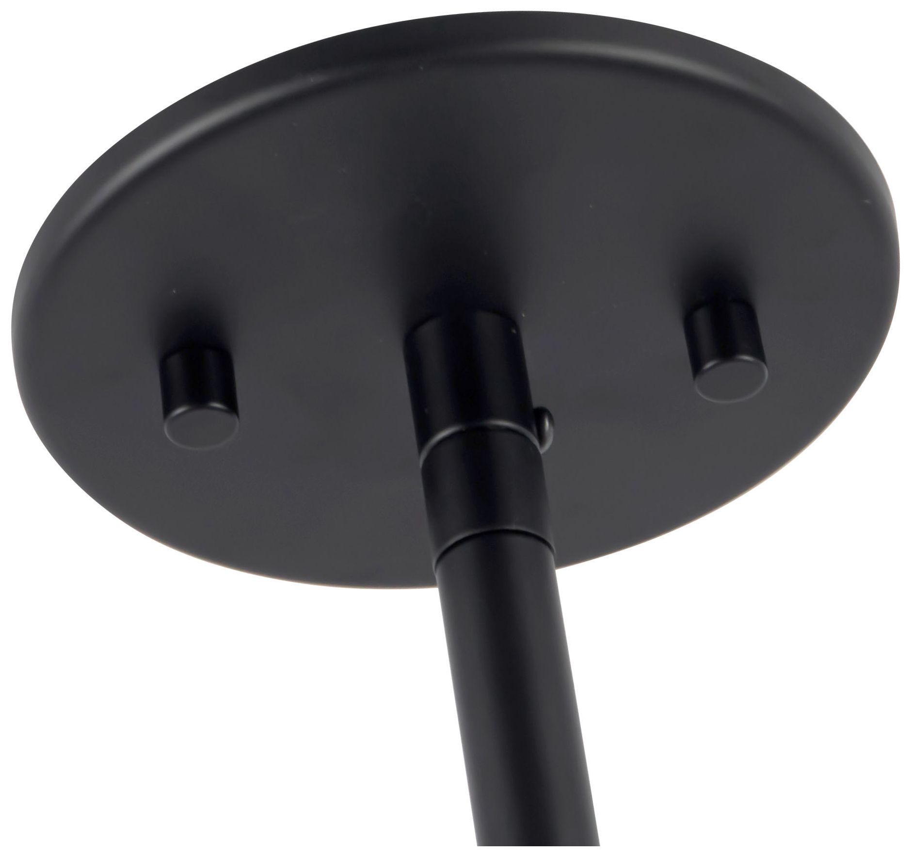 Image 5 Bolla 28-in Black dimmable LED Chandelier with Mixed Glass more views