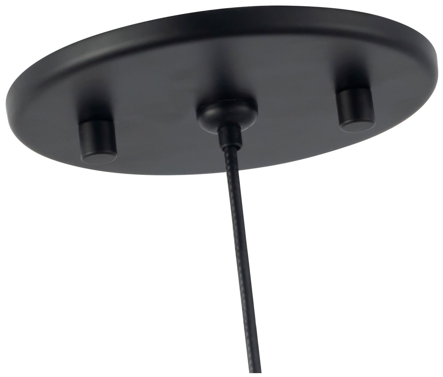 Image 5 Bolla 6-in Black dimmable LED Pendant with Smoked Glass more views