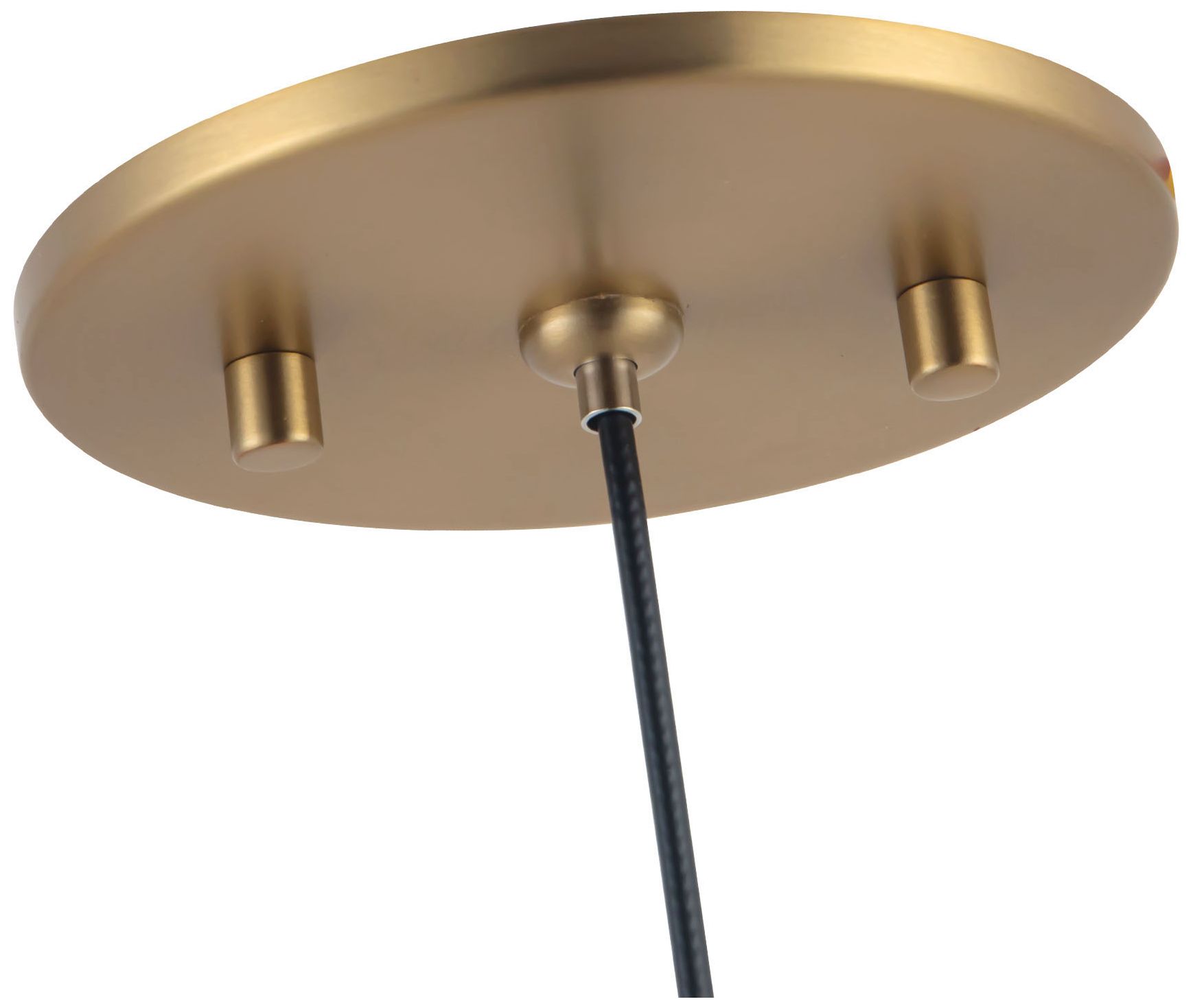 Image 5 Bolla 6-in Brushed Gold dimmable LED Pendant with Copper Glass more views