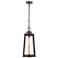 Bolling 20 3/4"H Powder-Coated Bronze Outdoor Hanging Light
