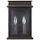 Bolton 13 3/4" High Oiled Bronze 2-Light Outdoor Wall Light
