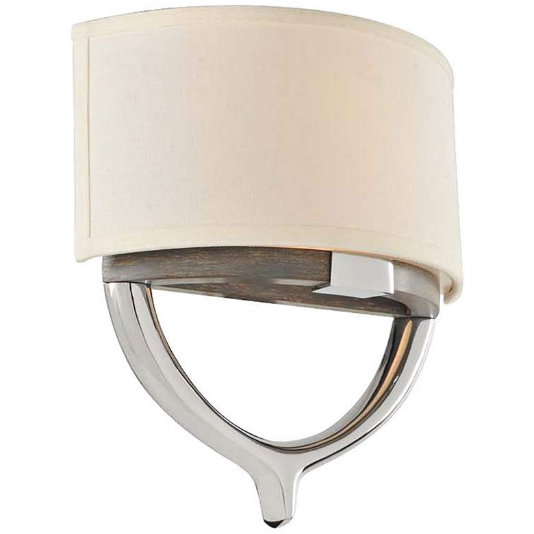 Image 1 Bombay 12 1/2 inch High Chrome 2-Light Wall Sconce