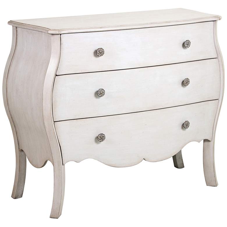 Image 1 Bombay 38" Wide Weathered Gray Wood Finish Chest of Drawers