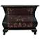 Bombay Hand-Painted Two-Toned Black 3-Drawer Accent Chest