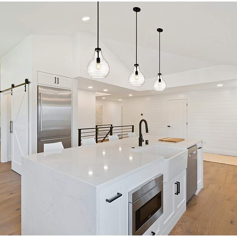 Image 4 Bon Air by Z-Lite Matte Black 1 Light Pendant more views