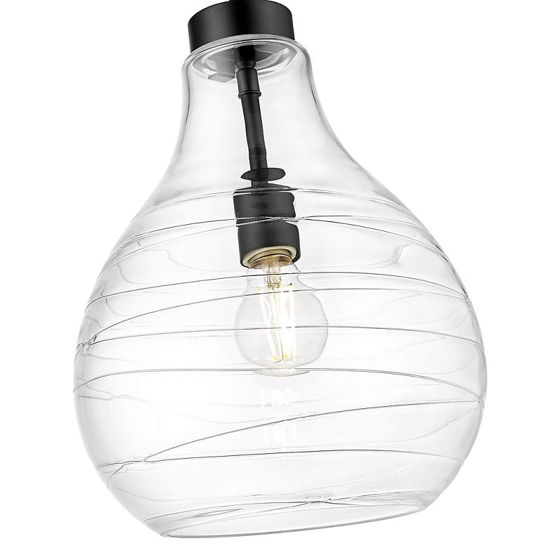Image 7 Bon Air by Z-Lite Matte Black 1 Light Pendant more views