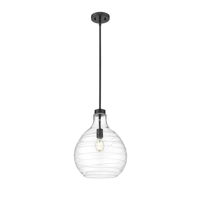 Image 5 Bon Air by Z-Lite Matte Black 1 Light Pendant more views