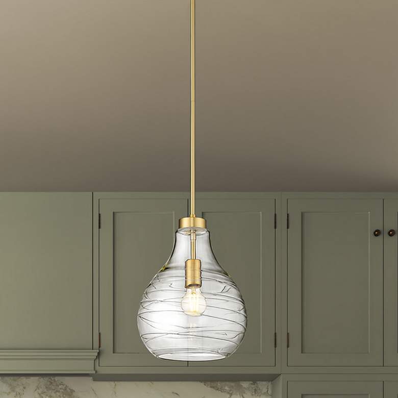Image 1 Bon Air by Z-Lite Modern Gold 1 Light Pendant