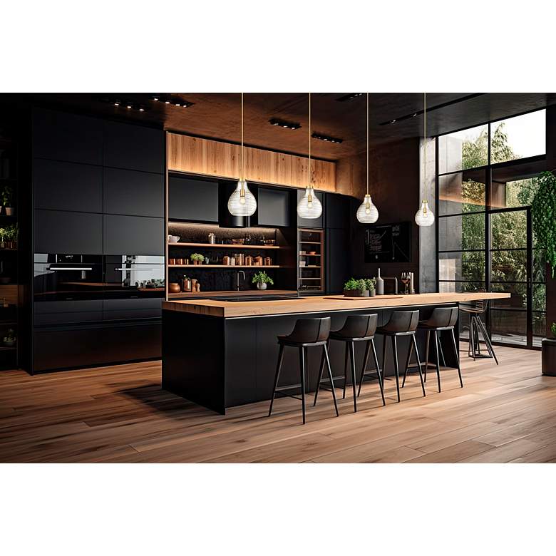 Image 4 Bon Air by Z-Lite Modern Gold 1 Light Pendant more views