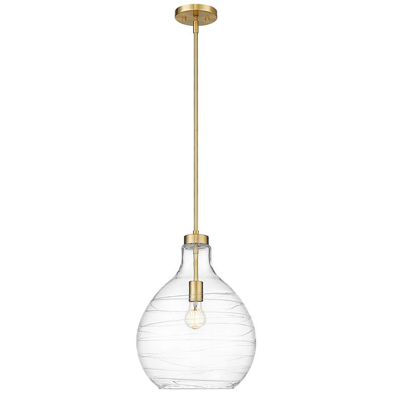 Image 2 Bon Air by Z-Lite Modern Gold 1 Light Pendant