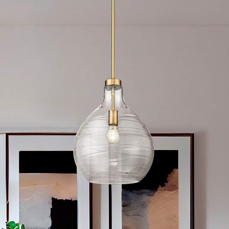 Image 1 Bon Air by Z-Lite Modern Gold 1 Light Pendant