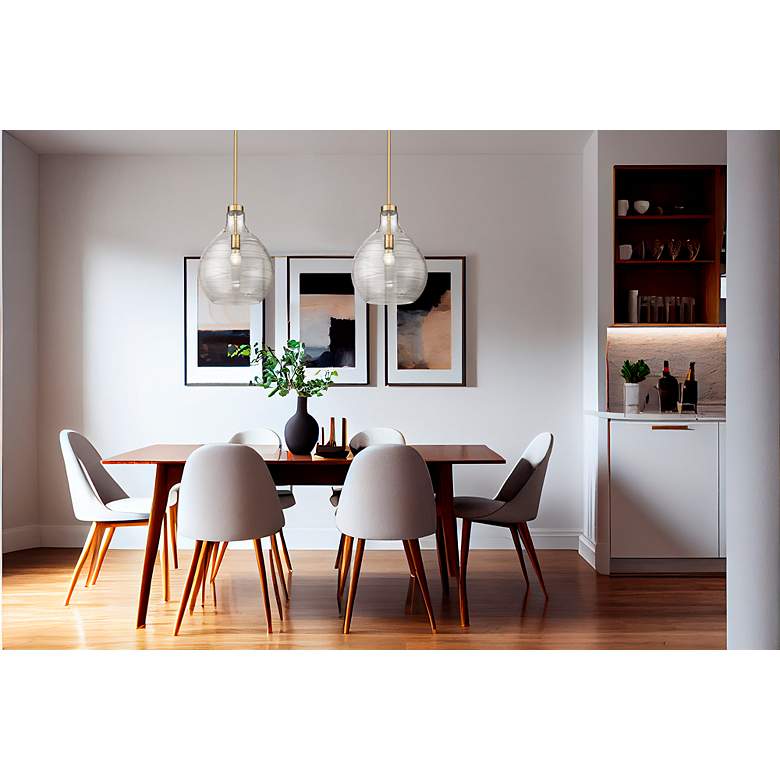 Image 3 Bon Air by Z-Lite Modern Gold 1 Light Pendant more views
