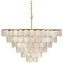 1_Bon Vivant 30 1/4" Wide Contemporary Gold Tiered Chandelier