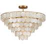 2_Bon Vivant 30 1/4" Wide Contemporary Gold Tiered Chandelier more views