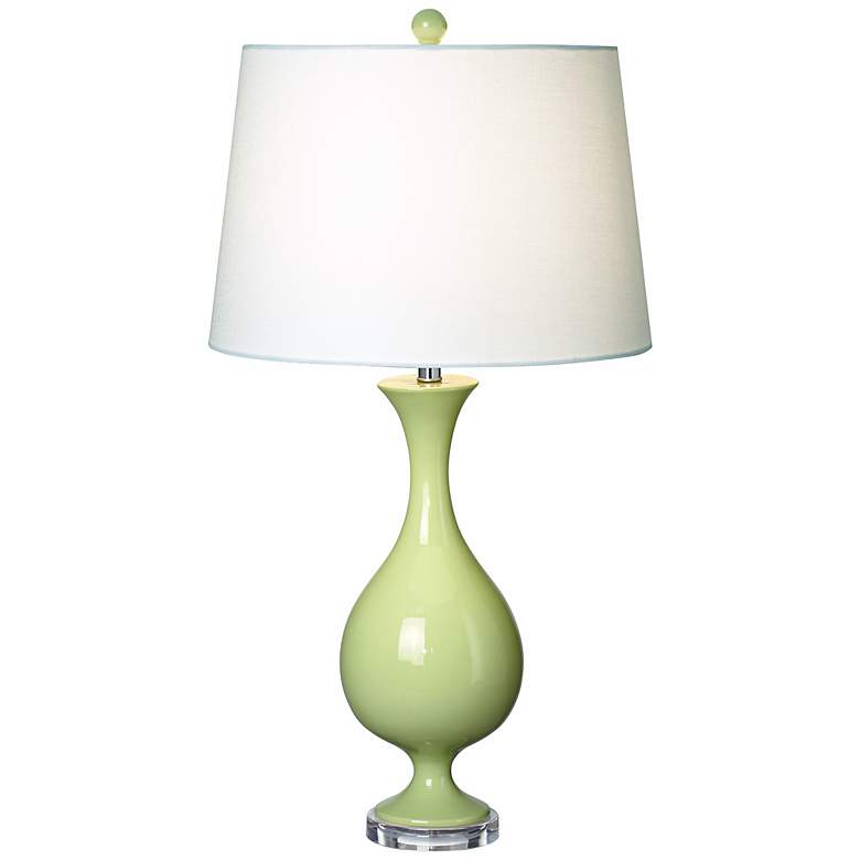 Image 1 Bonadelle Celadon Green Ceramic Table Lamp
