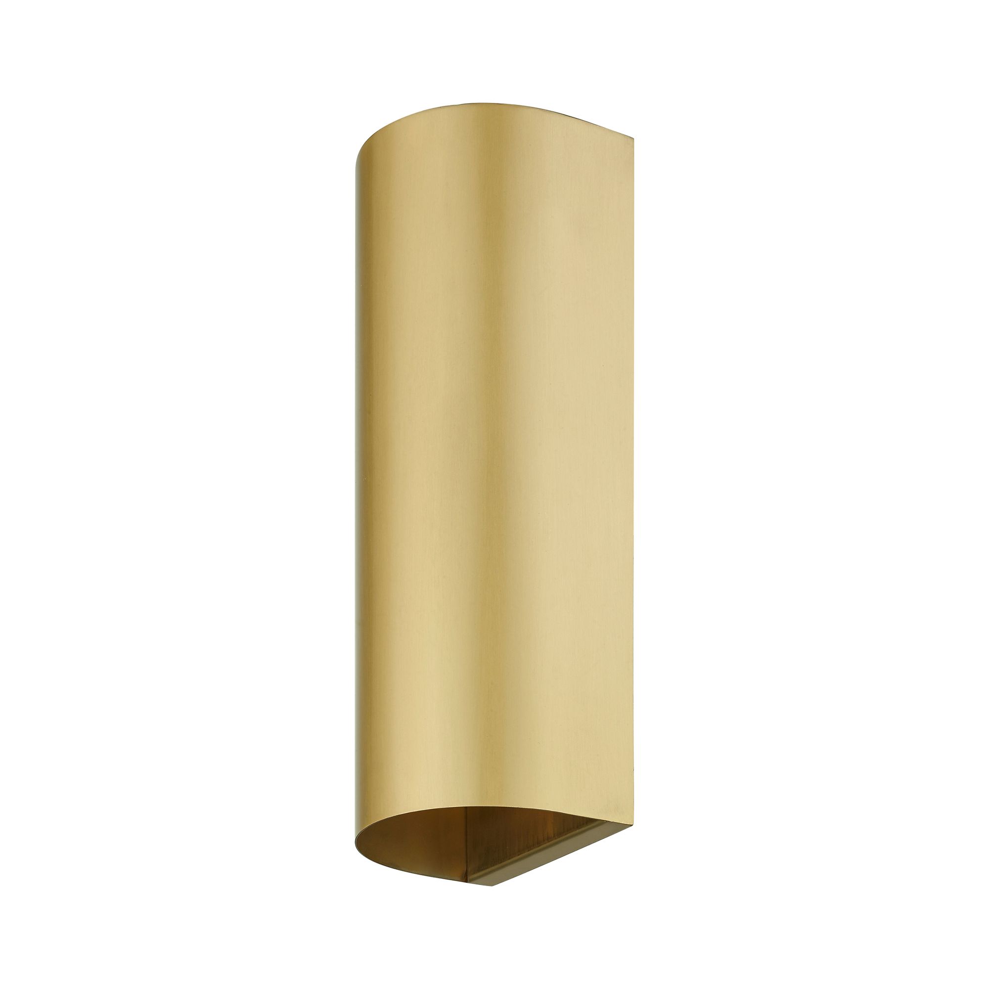 Bond 14" High Satin Gold ADA Outdoor Wall Light