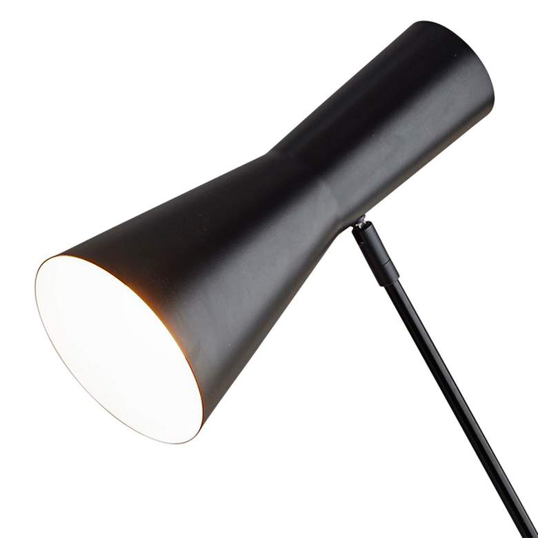 Image 2 Bond Black Metal 2-Light Touch Desk Lamp with USB Port more views