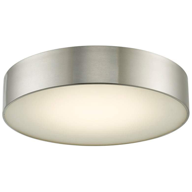 Image 2 Bongo 16" Wide Brushed Nickel LED Modern Ceiling Light