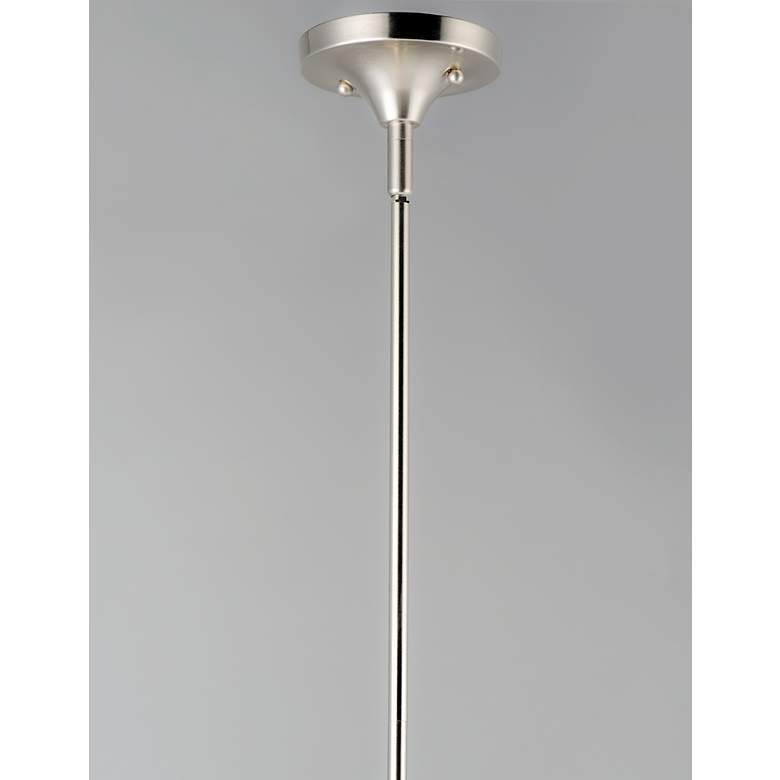 Image 3 Bongo 2-Light 13" Wide Satin Nickel Semi-Flush Mount more views