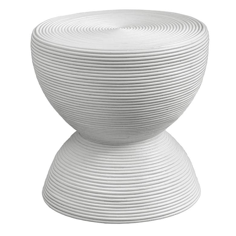 Image 2 Bongo 22" High White Side Table