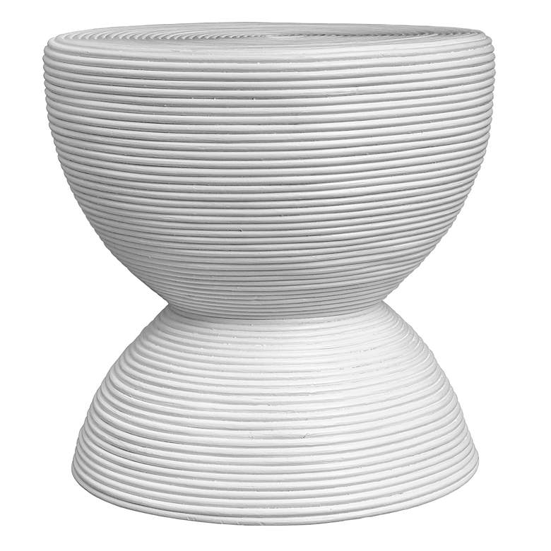 Image 3 Bongo 22" High White Side Table more views