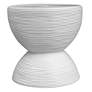 3_Bongo 22" High White Side Table more views