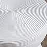 4_Bongo 22" High White Side Table more views