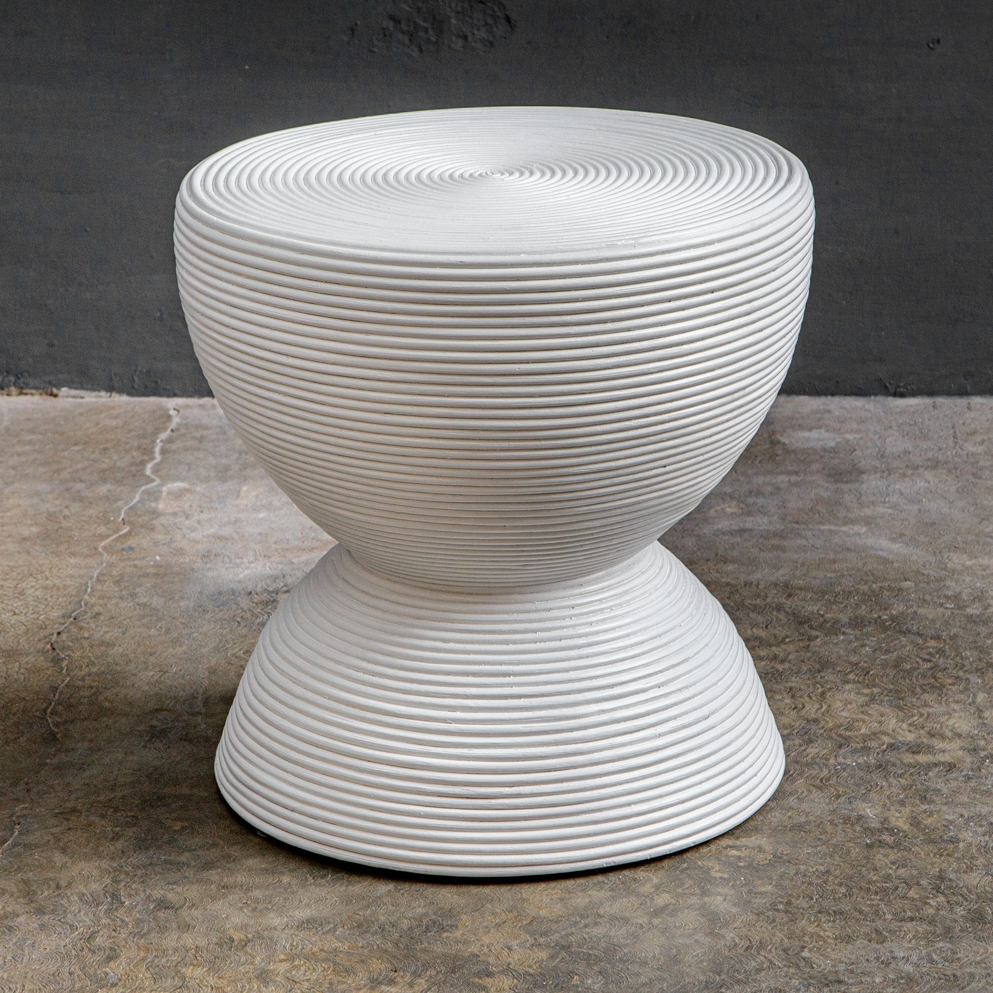 Image 5 Bongo 22" High White Side Table more views