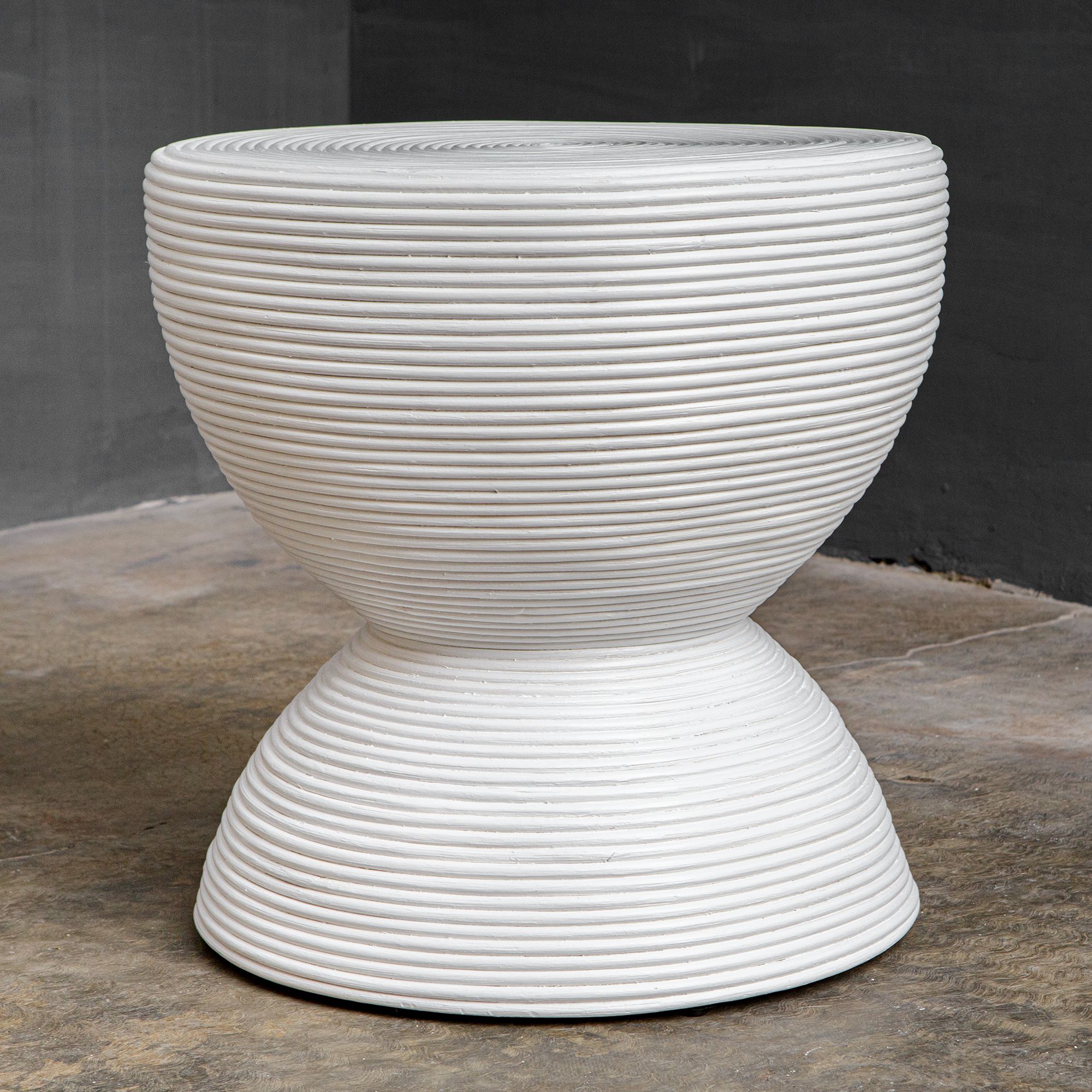Image 6 Bongo 22" High White Side Table more views