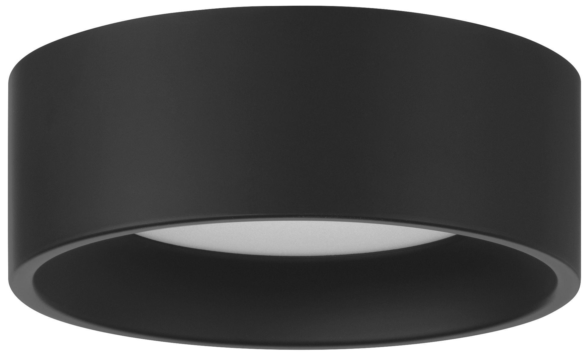 Image 2 Bongo 5.5"W x 2"H 5CCT Black LED Flush Mount more views