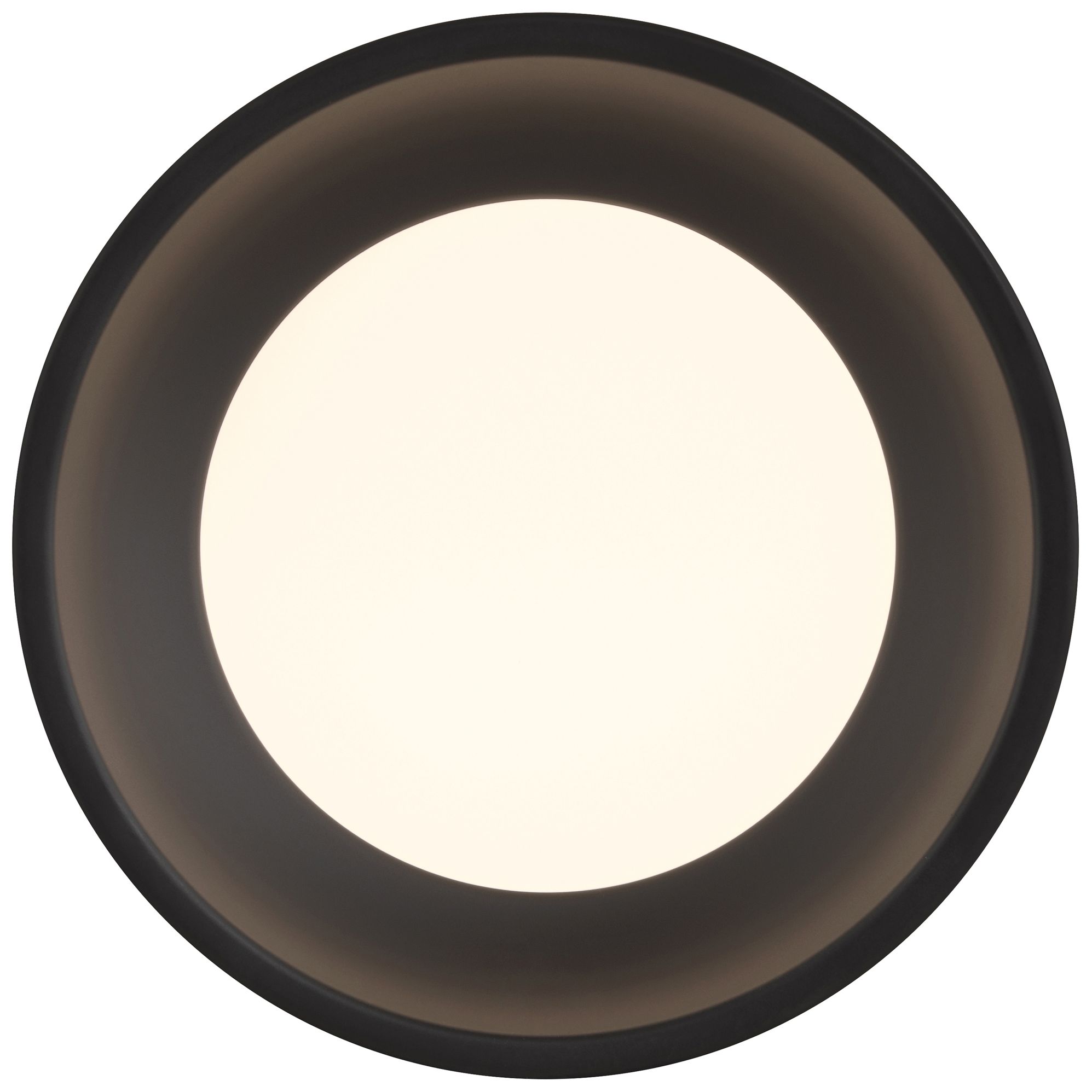 Image 4 Bongo 5.5"W x 2"H 5CCT Black LED Flush Mount more views