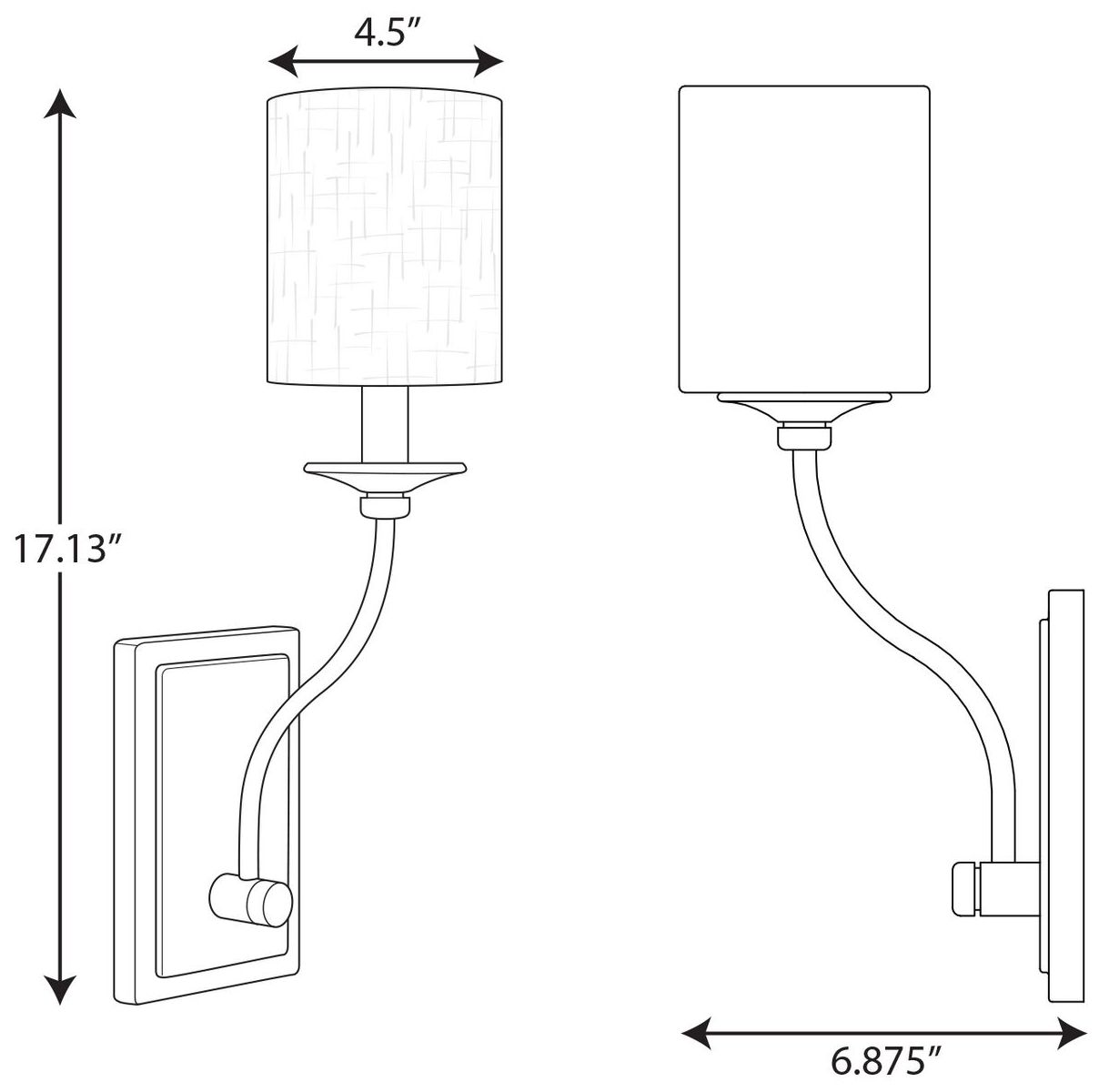 Image 4 Bonita Collection One-Light Wall Sconce more views