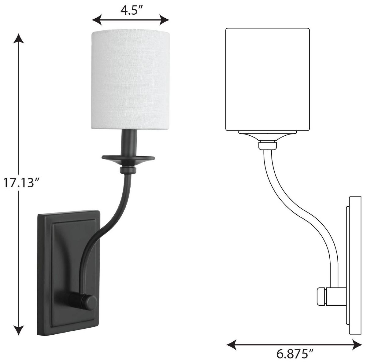Bonita Collection One-Light Wall Sconce