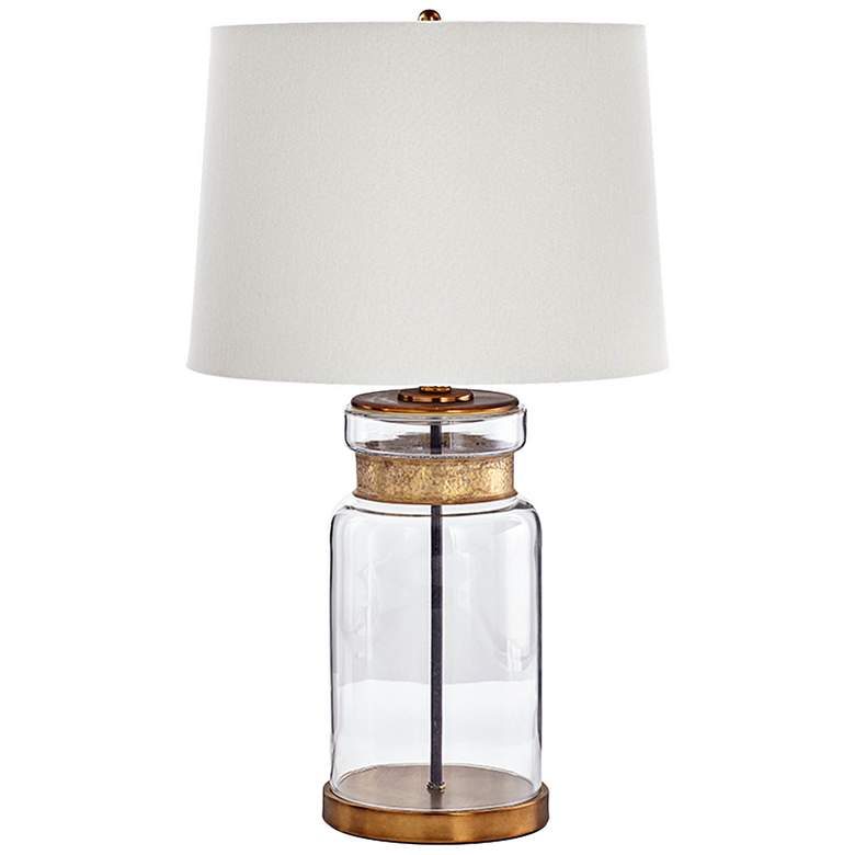 Image 1 Bonita Gold and Clear Glass Table Lamp