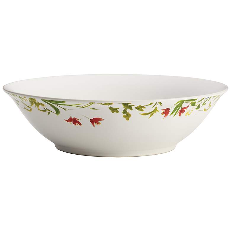 Image 1 BonJour Dinnerware Meadow Rooster 10 inch Round Serving Bowl