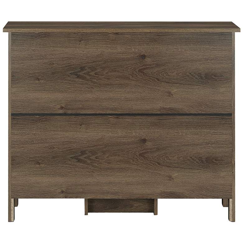 Image 4 Bonsall 41 3/4" Wide Distressed Walnut Multi Storage Buffet more views