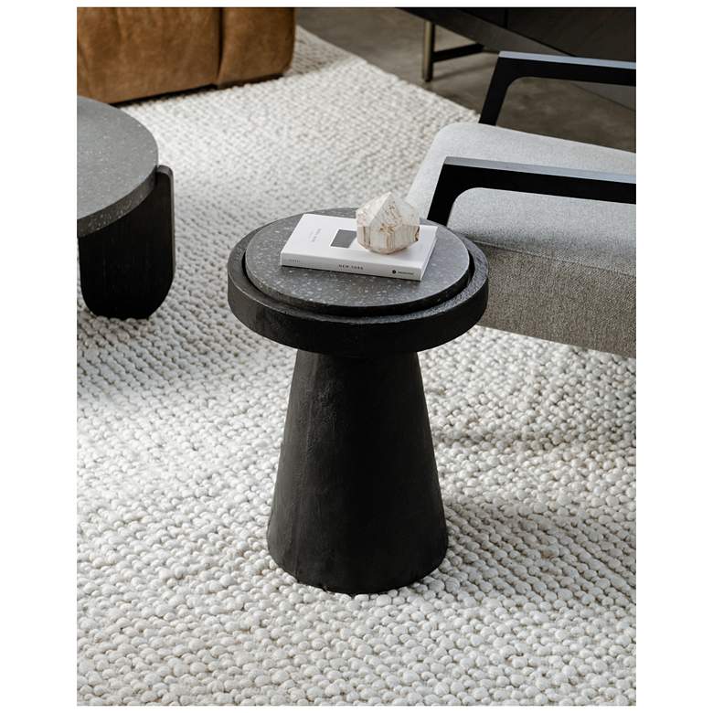 Image 2 Book Accent Table Black more views