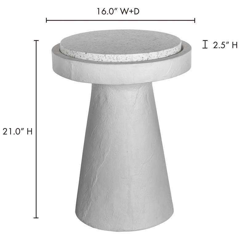 Image 7 Book Accent Table White more views