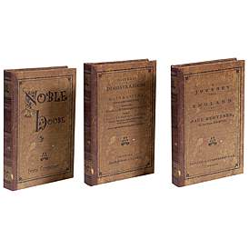 Image1 of Book Boxes - Brown - Set of Three