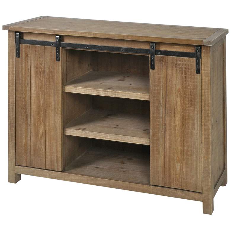 Image 1 Booker Barn 52 inch Wide 2-Shelf &#38; 2-Door Wood Cabinet