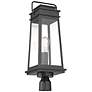 Thumbnail3 of Boone 1-Light Outdoor Post Lantern in Matte Black more views
